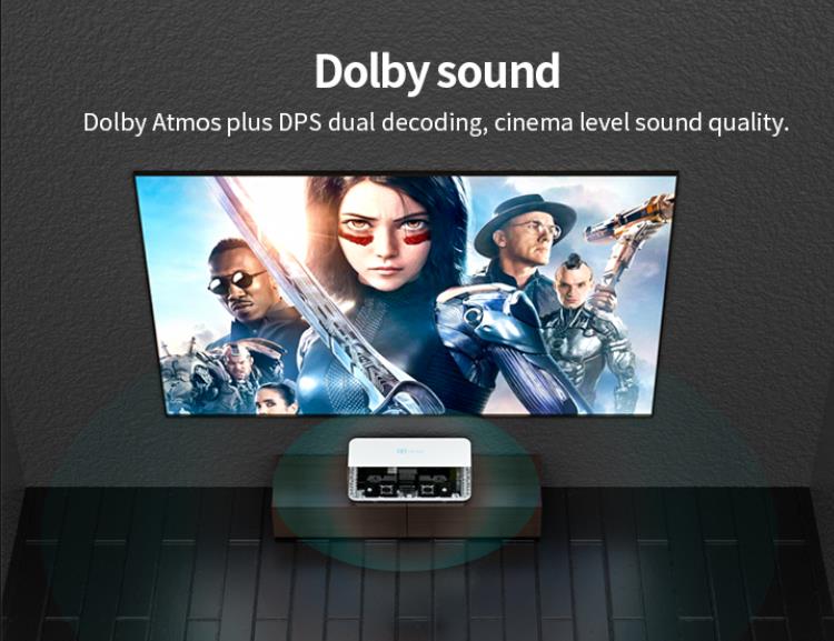 TV projektor Dolby hang